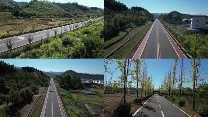 舒适乡村风景   农村道路