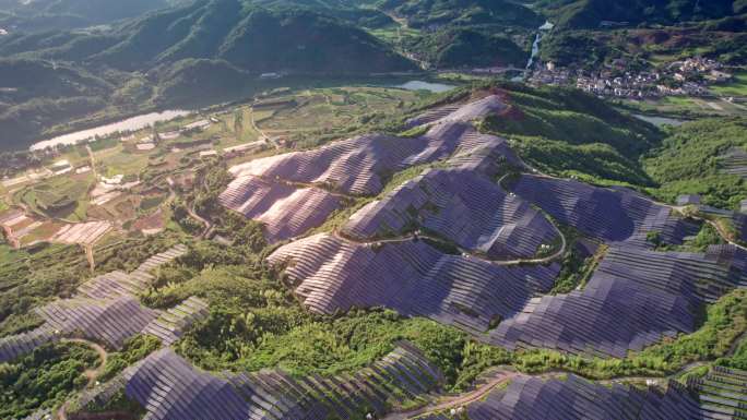 【合集】山顶太阳能 光伏基地