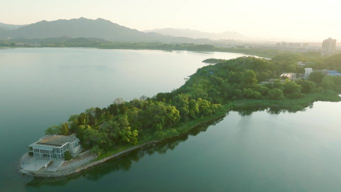 航拍山水怀柔 怀柔风光