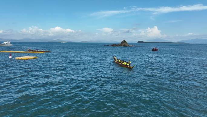 深圳大鹏端午节海上龙舟比赛