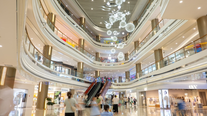 商场延时，弘阳广场