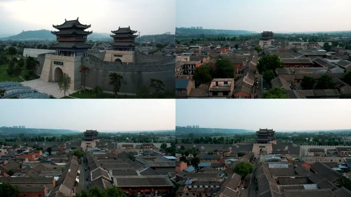 韩城古城城邦城池老式城墙