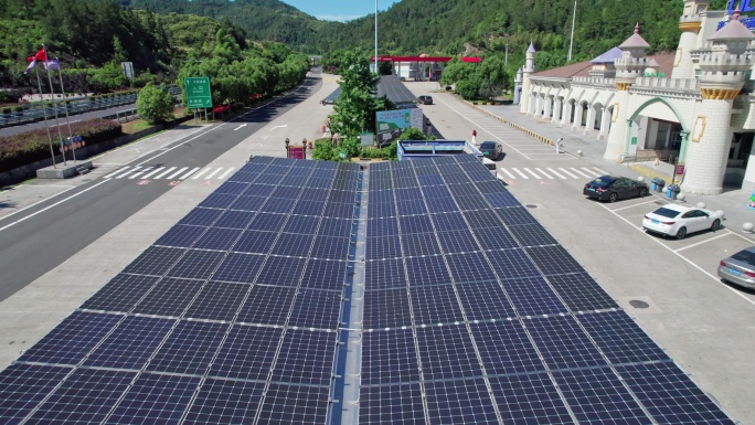 太阳能停车棚 高速公路服务区