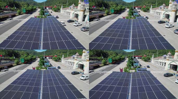 太阳能停车棚 高速公路服务区