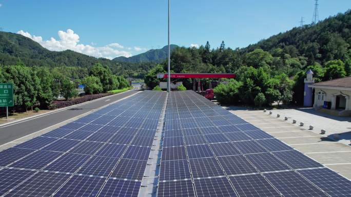 太阳能停车棚 高速公路服务区