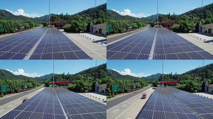太阳能停车棚 高速公路服务区