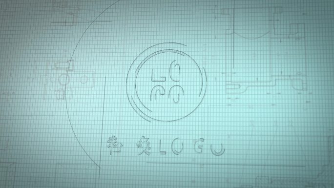 桥梁机械建筑室内设计手绘线稿logo演绎