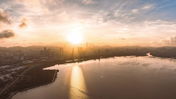 深圳日出大气唯美素材