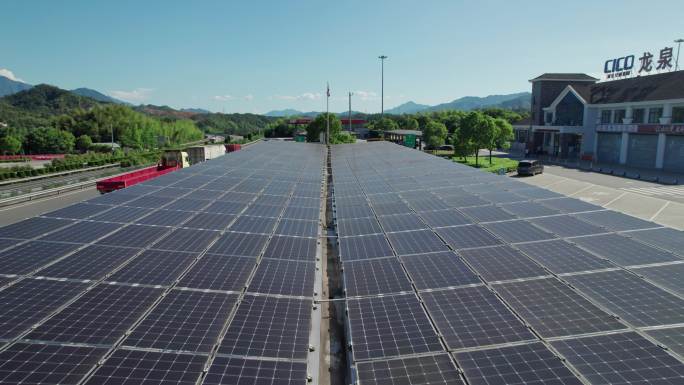 太阳能停车棚 高速公路服务区