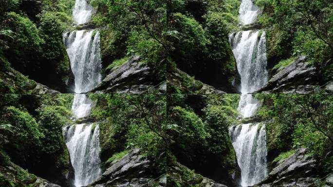 瀑布小溪河流山泉水森林自然大自然水