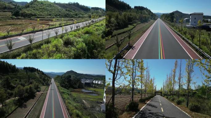 舒适乡村风景   农村道路