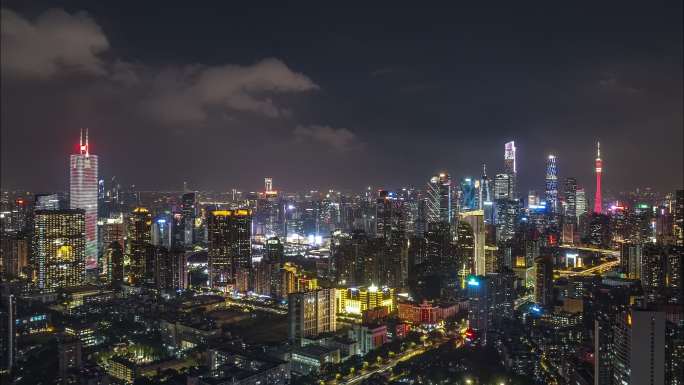 广州天河夜景