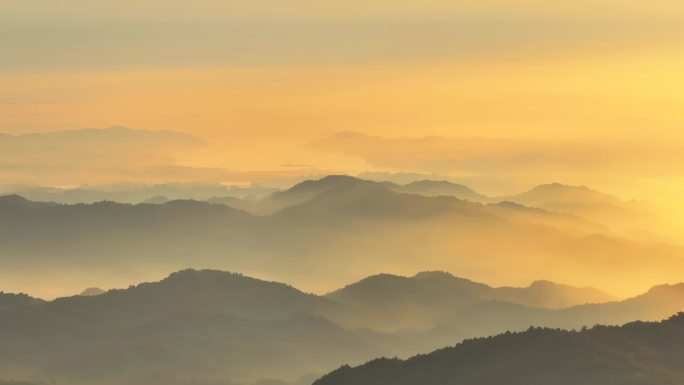 4K大别山江山 山川重叠合集