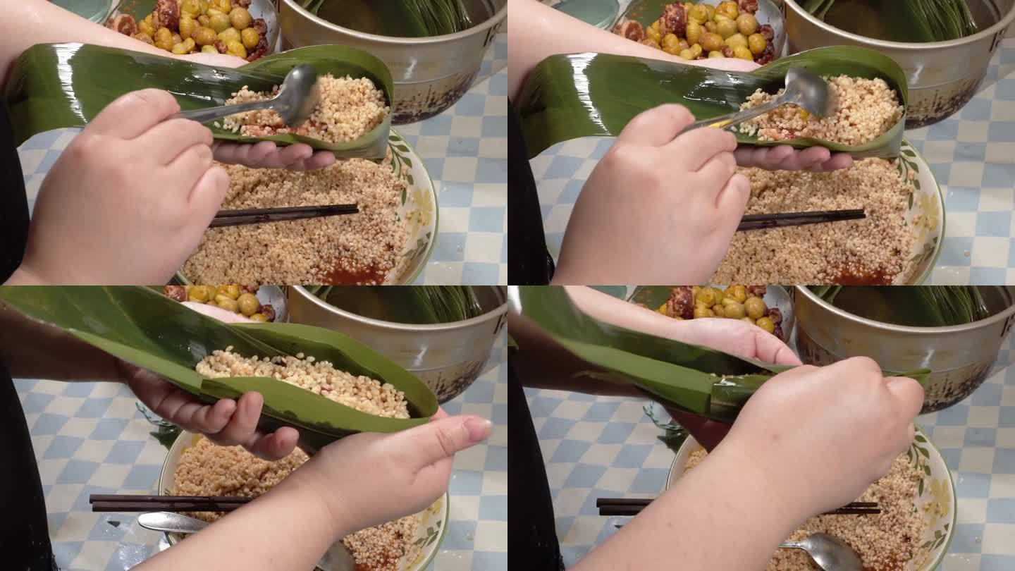 教程包肉粽 (3)