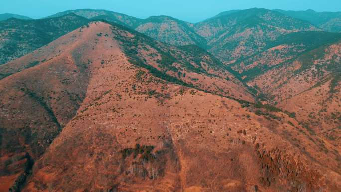 陕北黄土高原黄土高坡丘陵地带丘陵地貌黄土