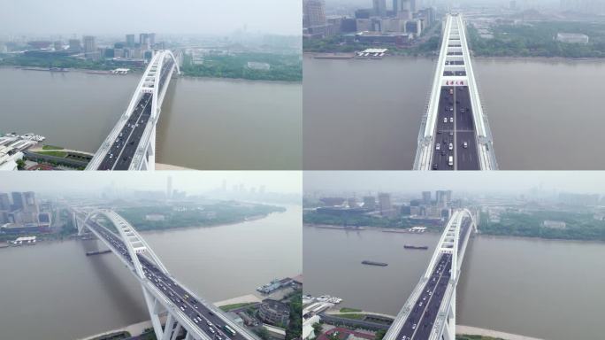 卢浦大桥高清航拍【4K】