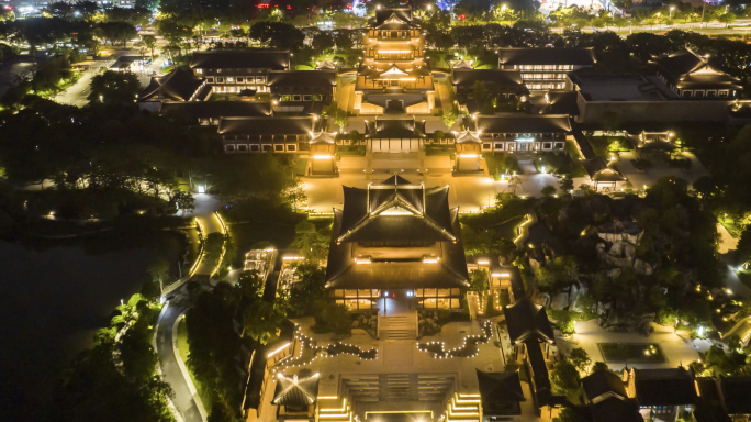 广州市文化馆新馆夜景延时05