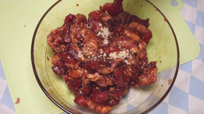 嘉兴肉粽猪肉加调料腌制方法 (2)