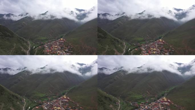 藏区村落