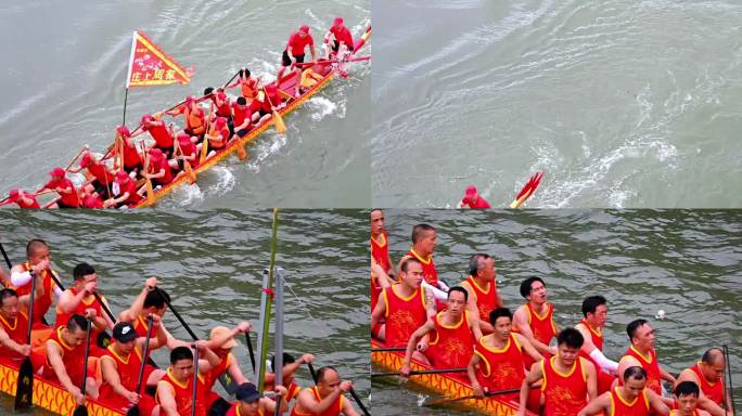 传统节日-端午节-赛龙舟