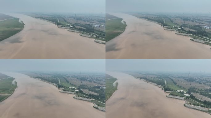 黄河防汛大堤航拍4