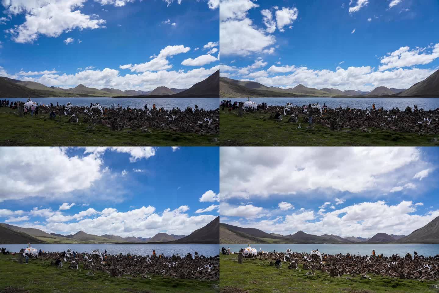 西藏“财神湖”思金拉措