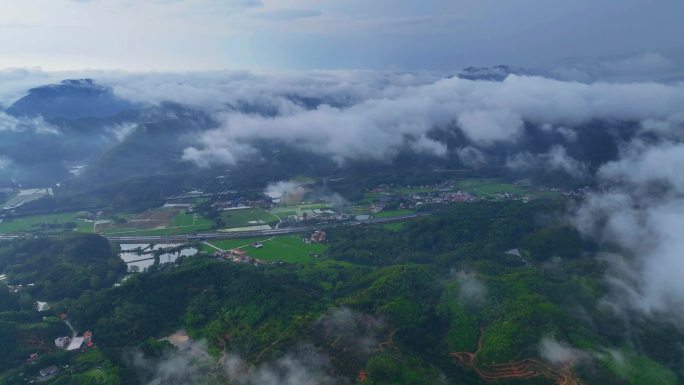 增城风光  增城云海 高速路 美丽乡村