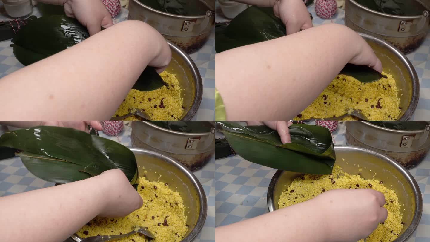 牛角粽子包法 (1)