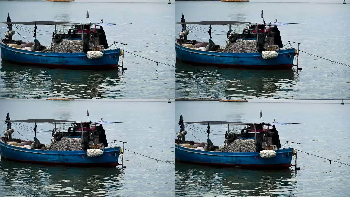 海南海口渔船拍摄