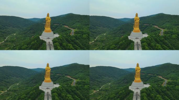 苏州大如意圣境 西山大观音全景 4K航拍