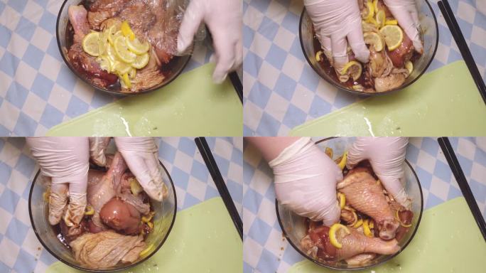 切柠檬片腌制鸡肉 (4)
