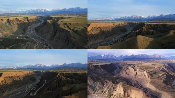 新疆安集海峡谷西北大裂谷戈壁荒原无人区