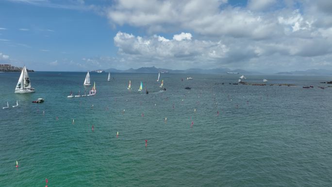 深圳大鹏端午节海上龙舟比赛