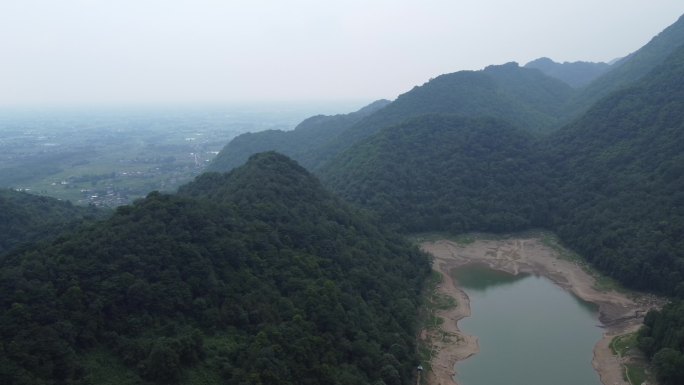 四川德阳绵竹市太平水库航拍-01