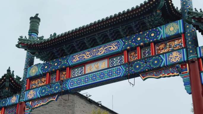 北京前门大街步行街大栅栏正阳门前门步行街