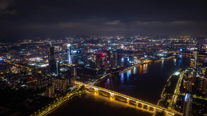 广州国际金融城夜景