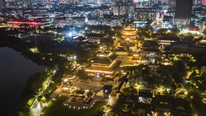 广州市文化馆新馆夜景延时04