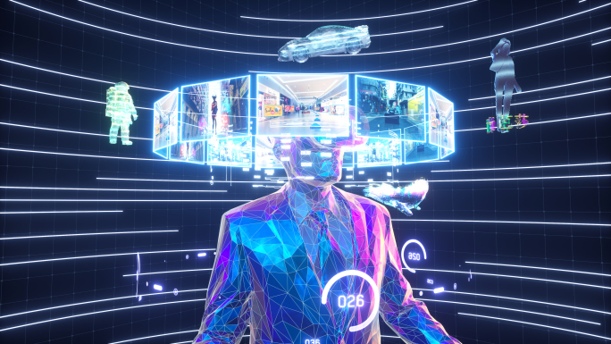 VR科技概念创意视频素材