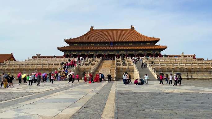 北京故宫太和殿紫禁城故宫博物院金銮殿皇宫