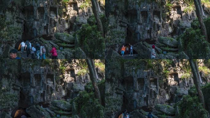 延时 | 杭州西湖灵隐寺飞来峰石窟