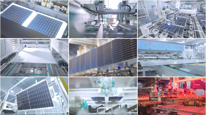 【4K高清原创】太阳能光伏生产制造