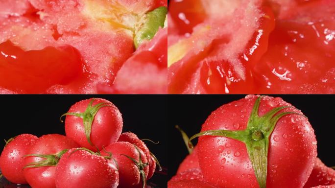 【微距】西红柿 番茄 番茄特写