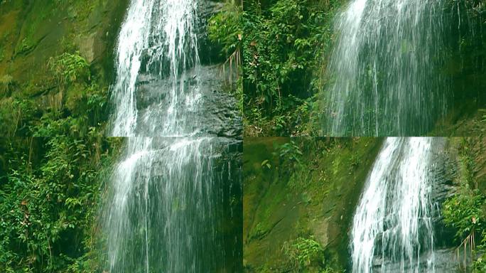 瀑布 山水 风景 水流