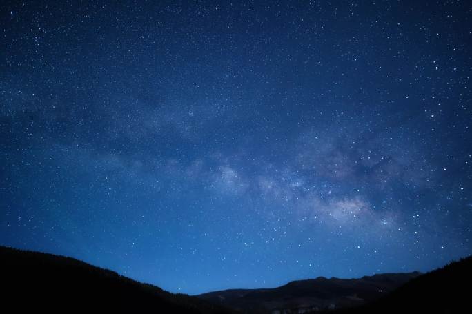 【4K】雪山星空银河延时