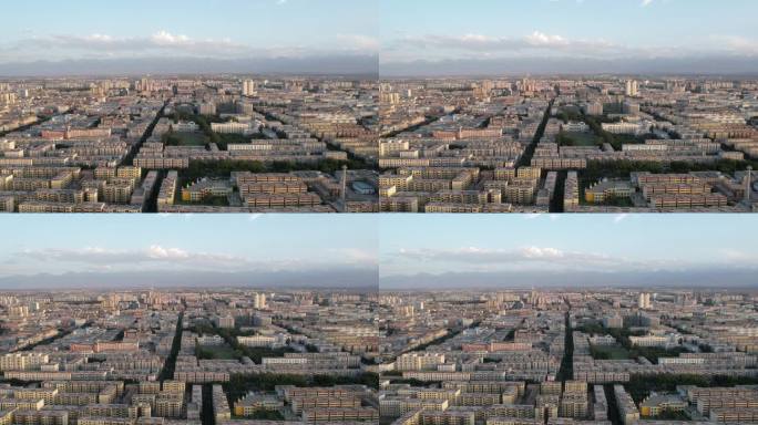 城市建筑楼房酒泉肃州甘肃