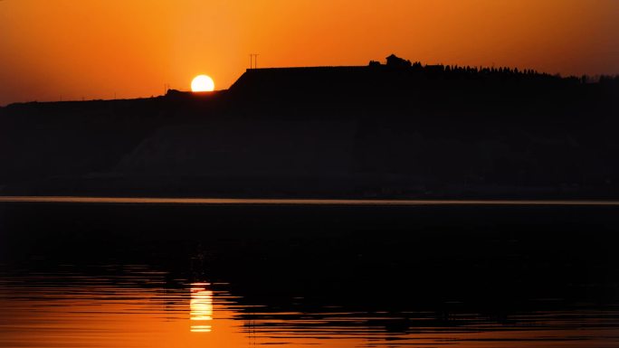 夕阳落山延时