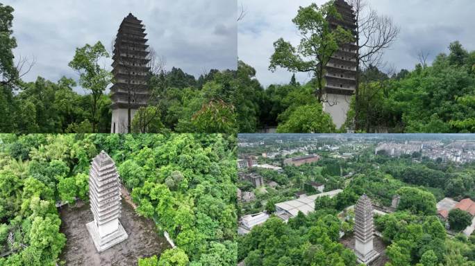 彭州丹景山镇镇国寺白塔