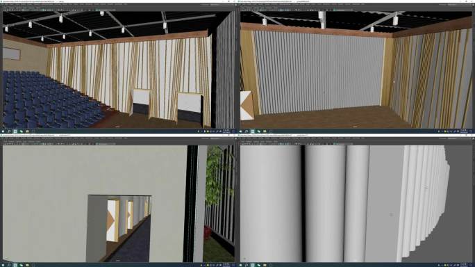 剧场排练厅三维模型