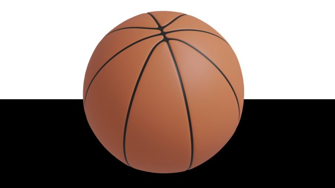 【Alpha】两类篮球透明背景自转动画