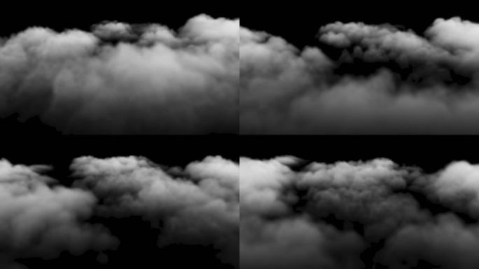 【通道】白烟 舞台云层 动态云 云朵